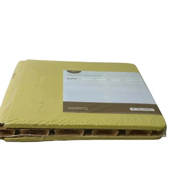NIP Creative Memories Album ISO 18902 Photo-Safe Flex-Hinge Design 2008 Yellow - Picture 4 of 11